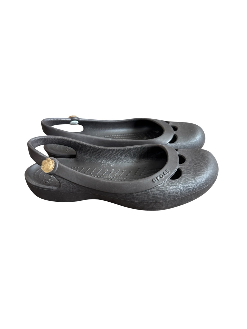Crocs Dark Brown Jayna Slingback Ballet Flats